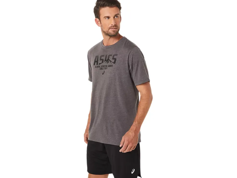 Cheap ASICS 1977 MTN TEE Dark Grey Heather