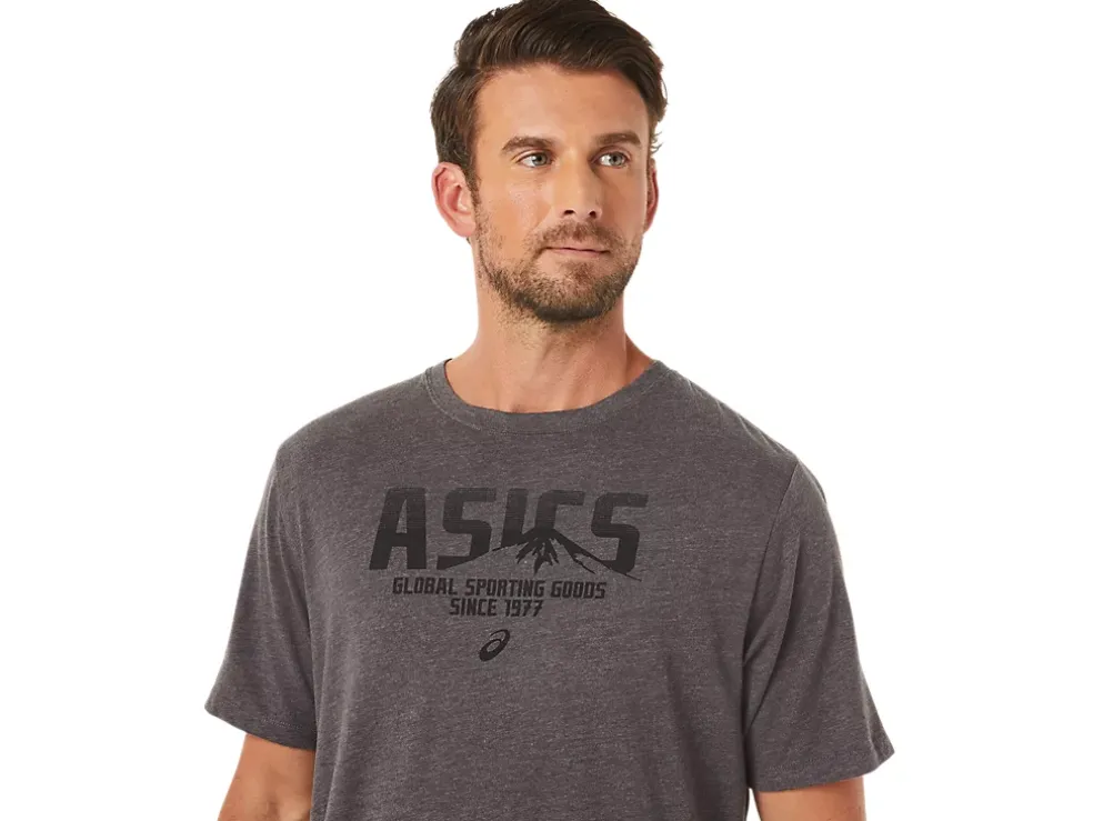 Cheap ASICS 1977 MTN TEE Dark Grey Heather