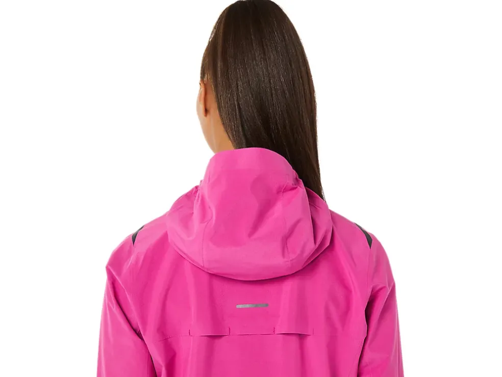 Cheap ASICS ACCELERATE WATERPROOF 2.0 JACKET Fuchsia Red
