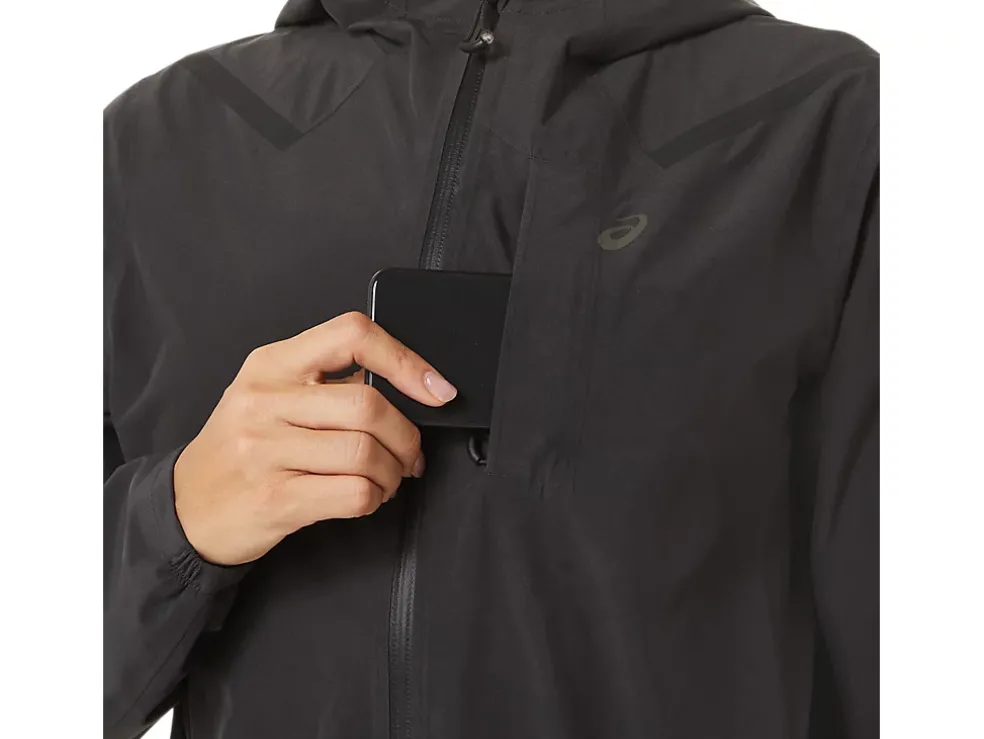 Hot ASICS ACCELERATE WATERPROOF 2.0 JACKET Graphite Grey