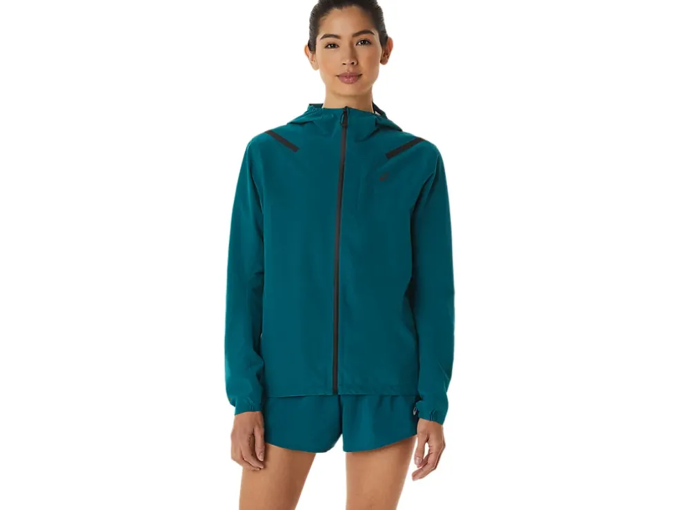 Cheap ASICS ACCELERATE WATERPROOF 2.0 JACKET Velvet Pine