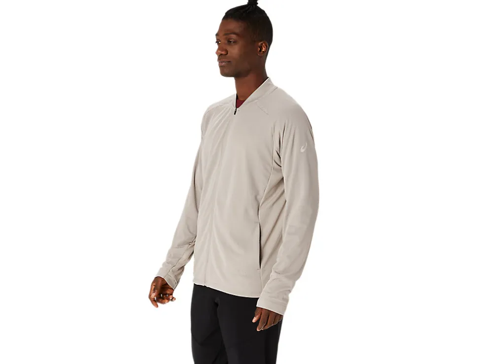Clearance ASICS ACTIBREEZE JACQUARD GRID FULL ZIP JACKET Moonrock