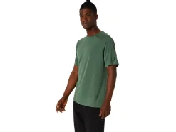 Best ASICS ACTIBREEZE JACQUARD KNIT SHORT SLEEVE TOP Serpentine Green