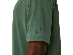 Best ASICS ACTIBREEZE JACQUARD KNIT SHORT SLEEVE TOP Serpentine Green