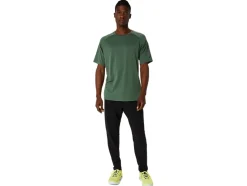 Best ASICS ACTIBREEZE JACQUARD KNIT SHORT SLEEVE TOP Serpentine Green