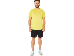 Best Sale ASICS ACTIBREEZE JACQUARD SHORT SLEEVE TOP Light Mustard