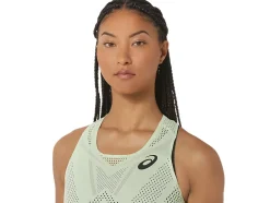 Hot ASICS ACTIBREEZE JACQUARD SINGLET Whisper Green