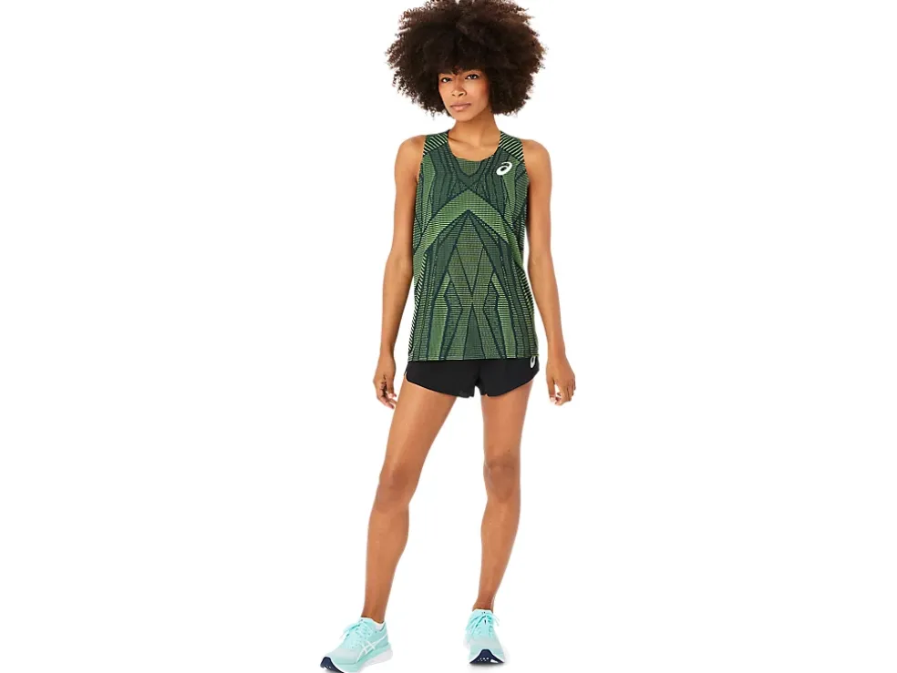 Hot ASICS ACTIBREEZE SINGLET French Blue/Safety Yellow