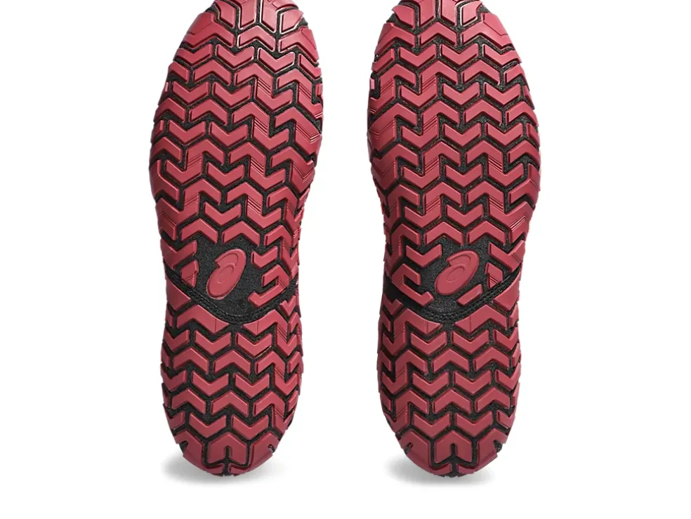 New ASICS AGGRESSOR 5 Sheet Rock/Classic Red