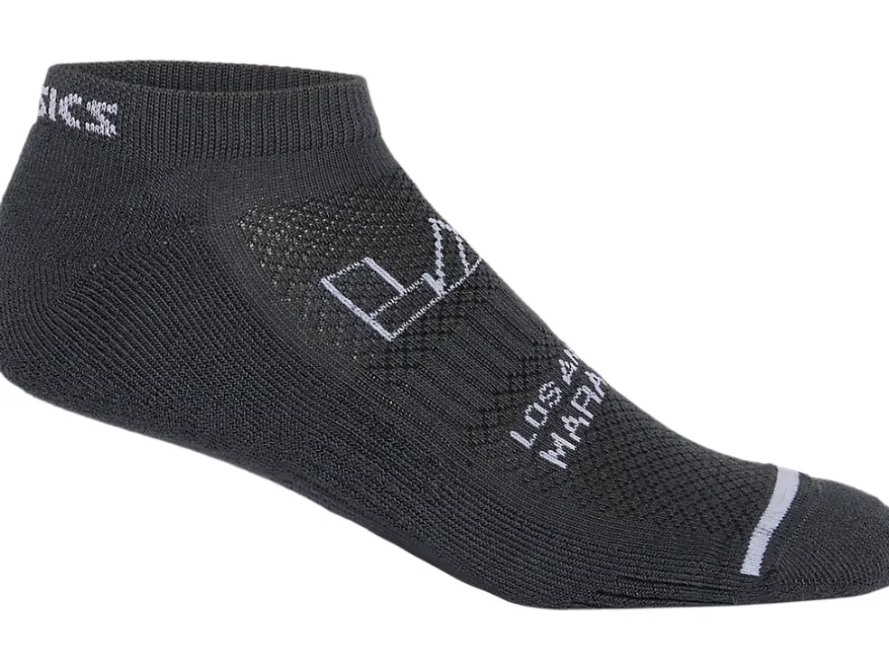 Shop ASICS CUSHION LOW 3-PACK LAM Black/ White/ Grey