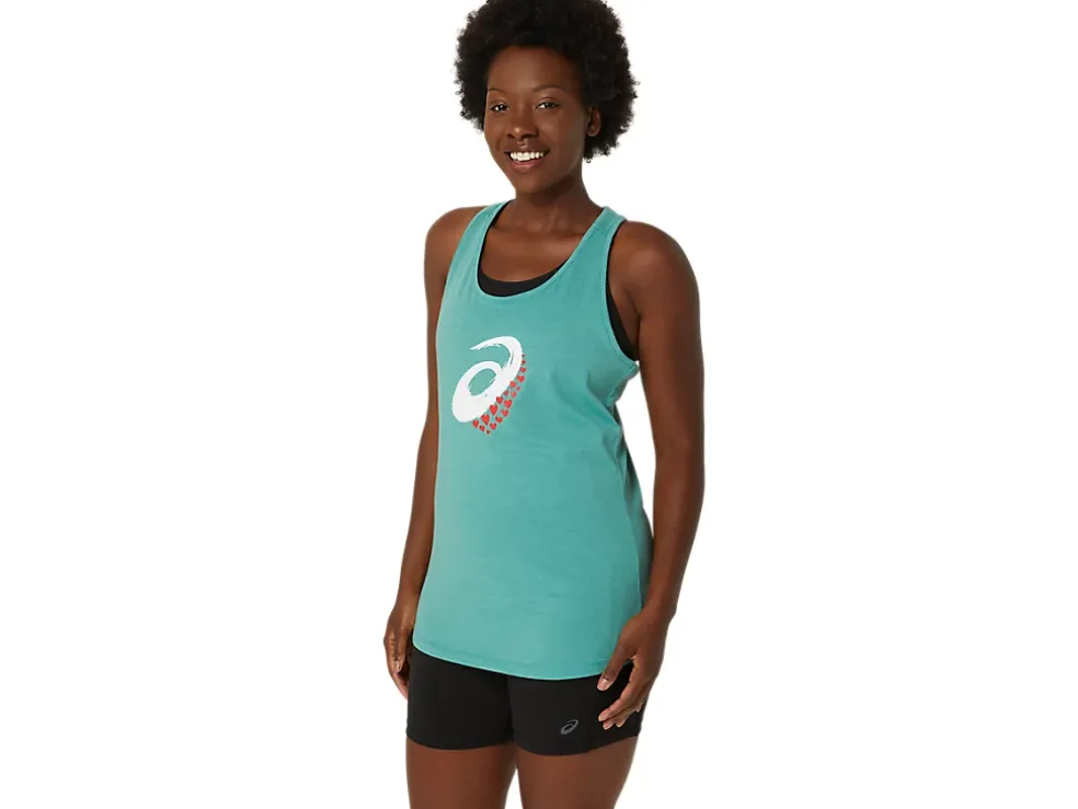 Discount ASICS GRATITUDE RACERBACK Sage Heather