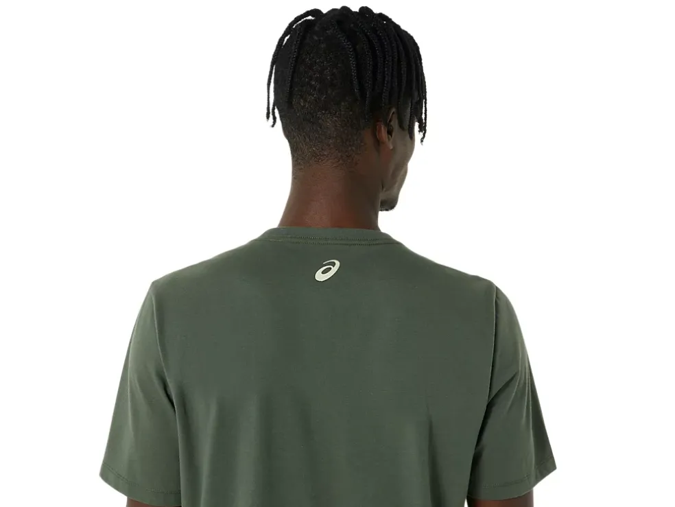 Clearance ASICS HERITAGE 1977 TEE Olive Canvas