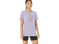 New ASICS Â HIBISCUS SLOGAN CREW Dusk Violet