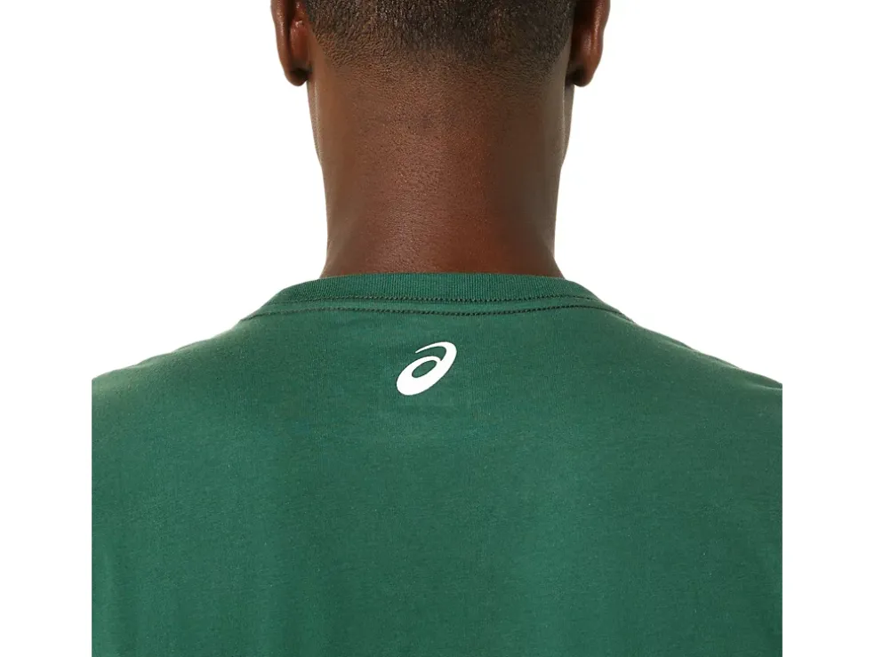 Online ASICS HOLIDAY LIGHTS LOGO CREW Hunter Green