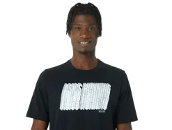 Cheap ASICS LONG ABSTRACT LOGO TEE Performance Black