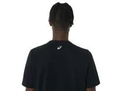 Cheap ASICS LONG ABSTRACT LOGO TEE Performance Black