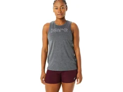 Store ASICS MUSCLE TANK Dark Grey Heather/Mist