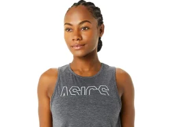 Store ASICS MUSCLE TANK Dark Grey Heather/Mist