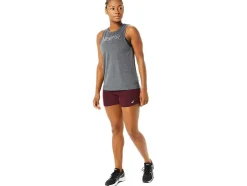 Store ASICS MUSCLE TANK Dark Grey Heather/Mist
