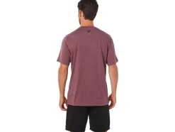 Flash Sale ASICS STRIPE SHORT SLEEVE TEE Deep Mars Heather