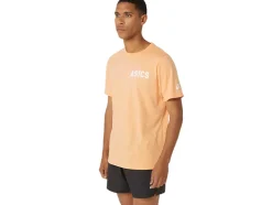 Shop ASICS STRIPES SUNRISE TEE Summer Dune