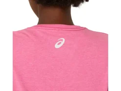Discount ASICS STRIPES V-NECK Hot Pink