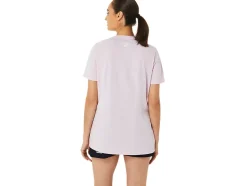 Online ASICS STRIPES V-NECK Barely Rose