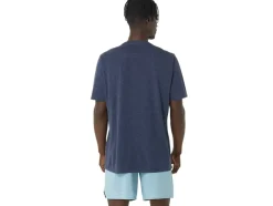 Cheap ASICS VOLLEYBALL GRAPHIC TEE Peacoat Heather