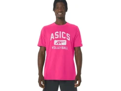 Cheap ASICS VOLLEYBALL GRAPHIC TEE Hot Pink