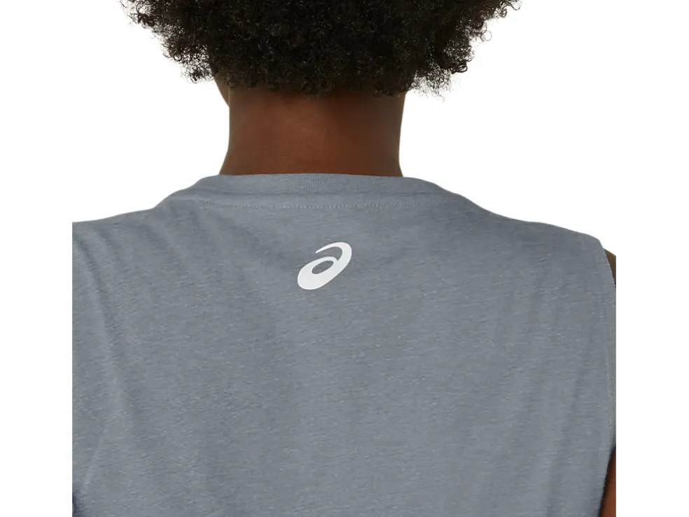 Hot ASICS YOUR ADVENTURE MUSCLE TEE Medium Grey Heather