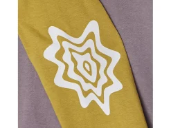 Outlet ASICS BIXANCE LONG SLEEVE Pewter Purple X Medallion Yellow