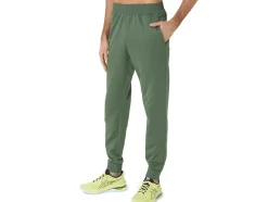Hot ASICS BRUSHED FLEECE PANTS Serpentine Green