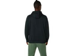 Fashion ASICS BRUSHED FLEECE PULLOVER HOODIE Performance Black