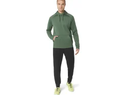 Flash Sale ASICS BRUSHED FLEECE PULLOVER HOODIE Serpentine Green