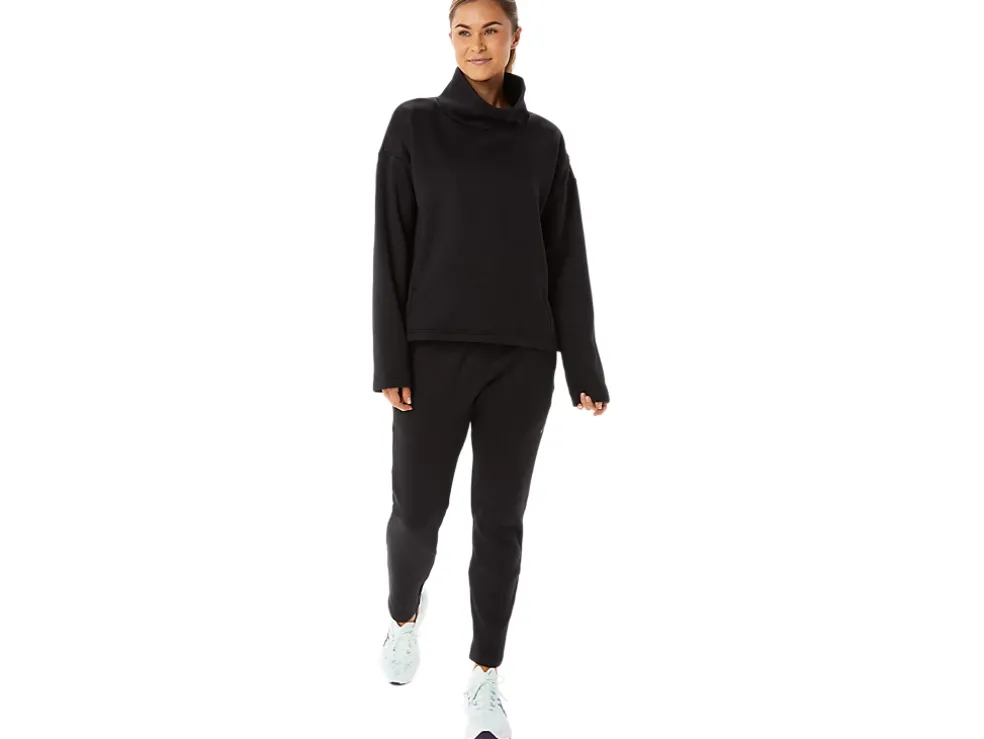 Best Sale ASICS BRUSHED KNIT PULLOVER Performance Black