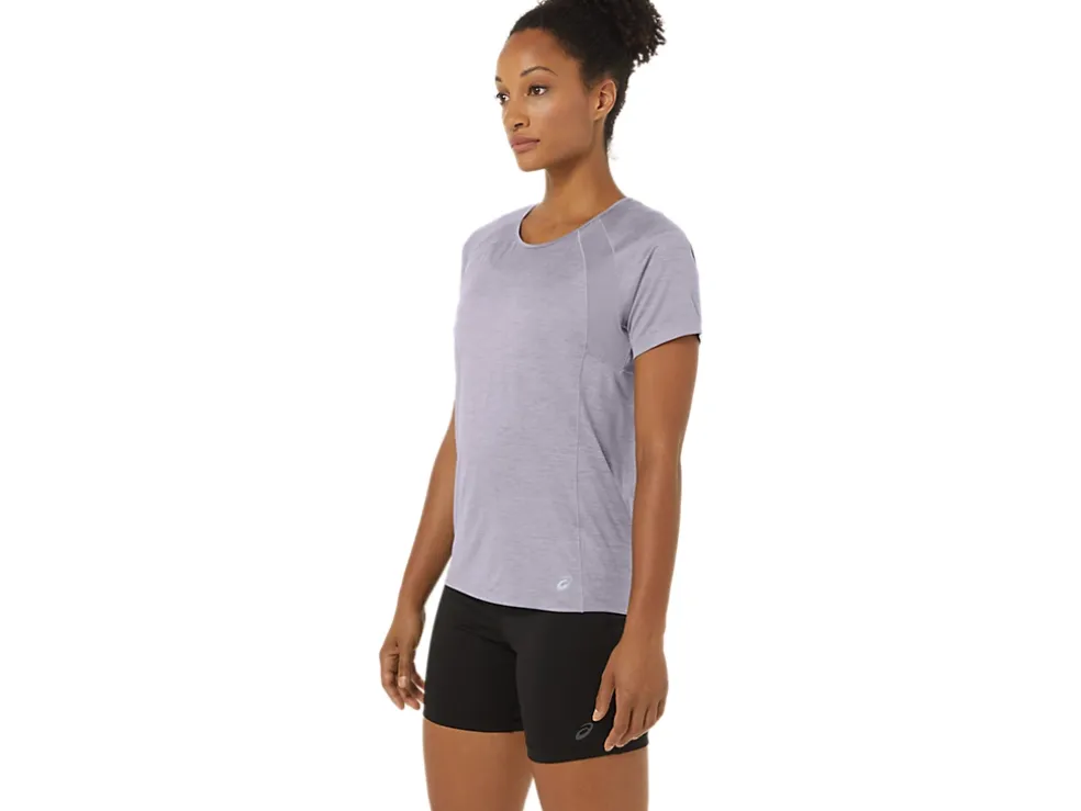 New ASICS C110 SHORT SLEEVE PR LYTE TOP Dusk Violet