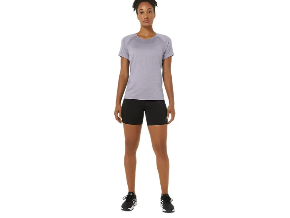 New ASICS C110 SHORT SLEEVE PR LYTE TOP Dusk Violet