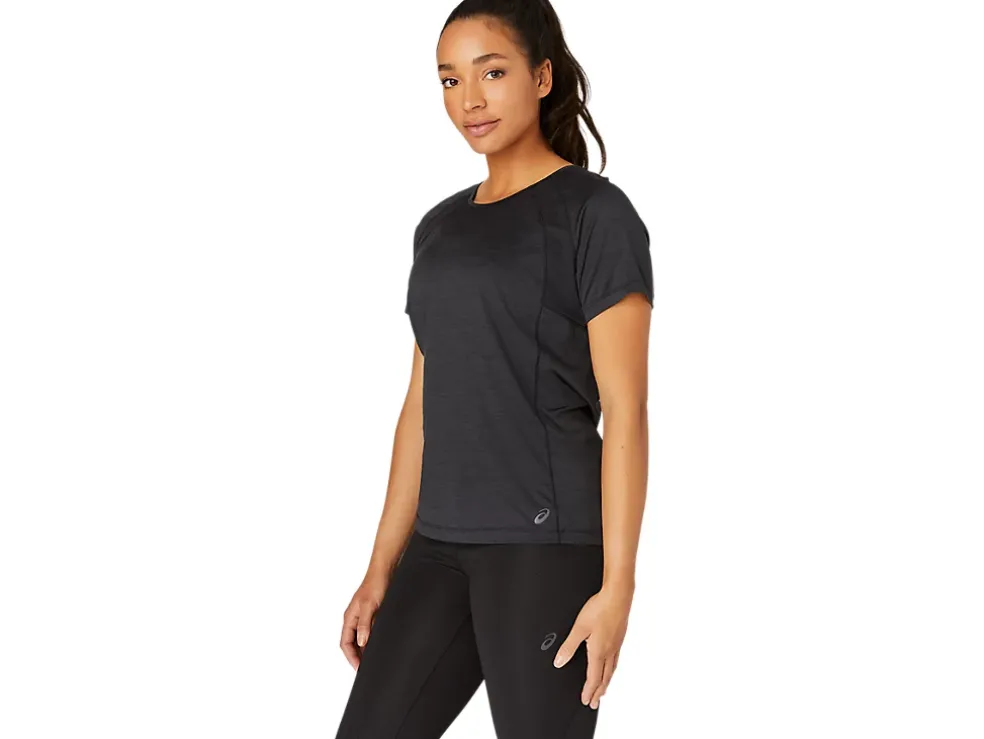 Best ASICS C110 SHORT SLEEVE PR LYTE TOP Performance Black