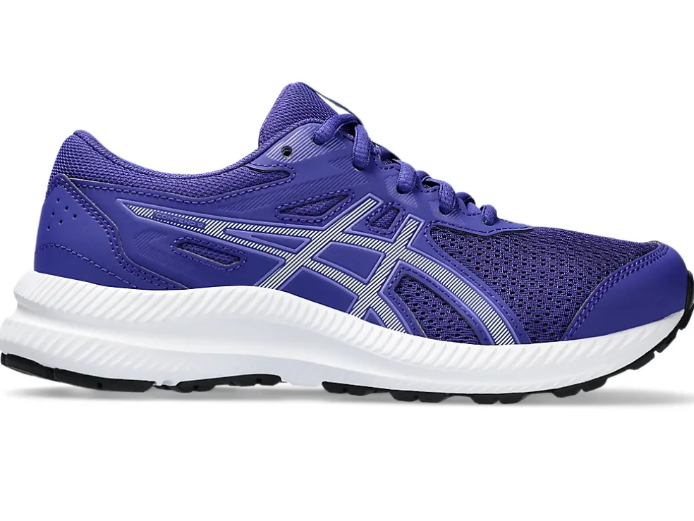 Best ASICS CONTEND 8 GRADE SCHOOL Eggplant/Aquamarine