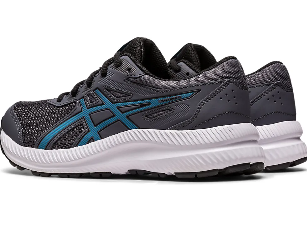 Best Sale ASICS CONTEND 8 GRADE SCHOOL Carrier Grey/Island Blue