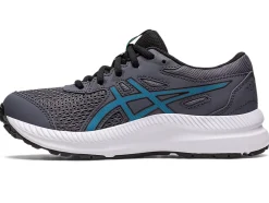 Best Sale ASICS CONTEND 8 GRADE SCHOOL Carrier Grey/Island Blue