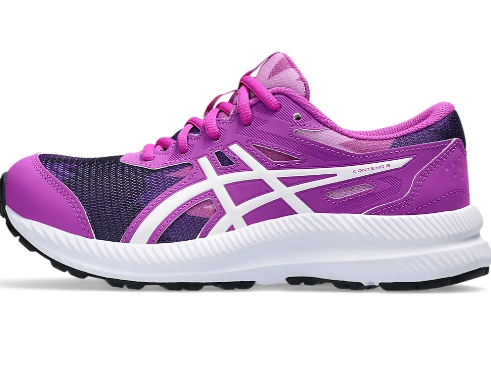 Store ASICS CONTEND 8 GRADE SCHOOL Orchid/White