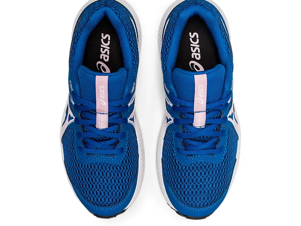 Fashion ASICS CONTEND 7 GRADE SCHOOL Lake Drive/Barely Rose