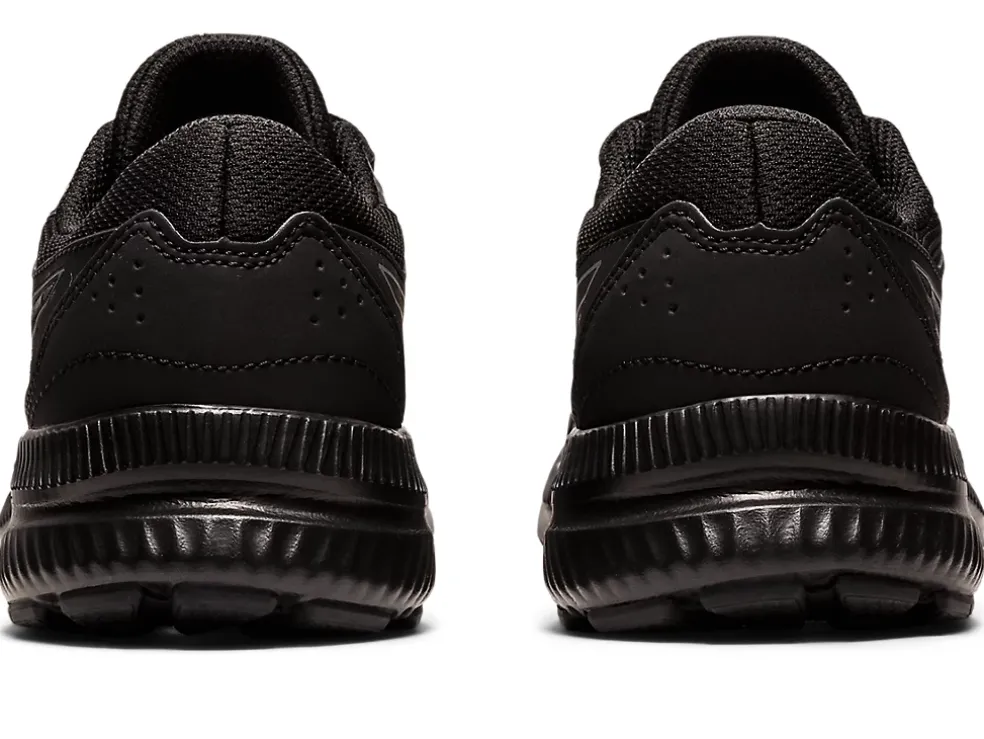 Discount ASICS CONTEND 8 GRADE SCHOOL Black/Carrier Grey