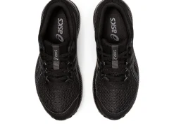 Discount ASICS CONTEND 8 GRADE SCHOOL Black/Carrier Grey
