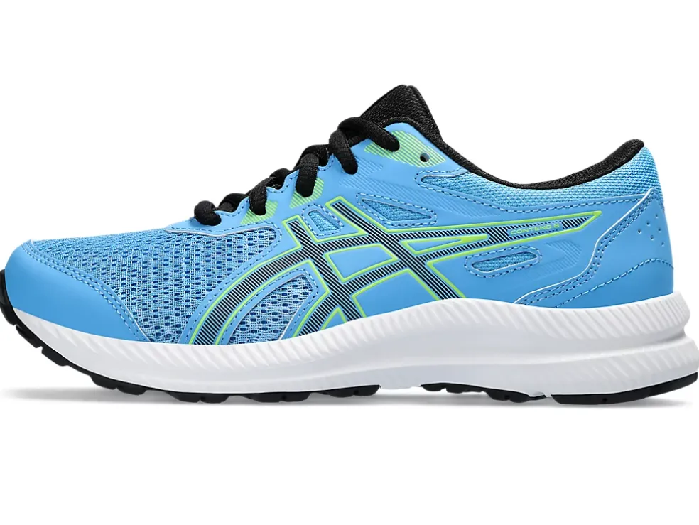 Online ASICS CONTEND 8 GRADE SCHOOL Waterscape/Black
