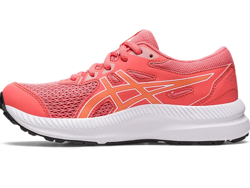 Cheap ASICS CONTEND 8 GRADE SCHOOL Papaya/Summer Dune