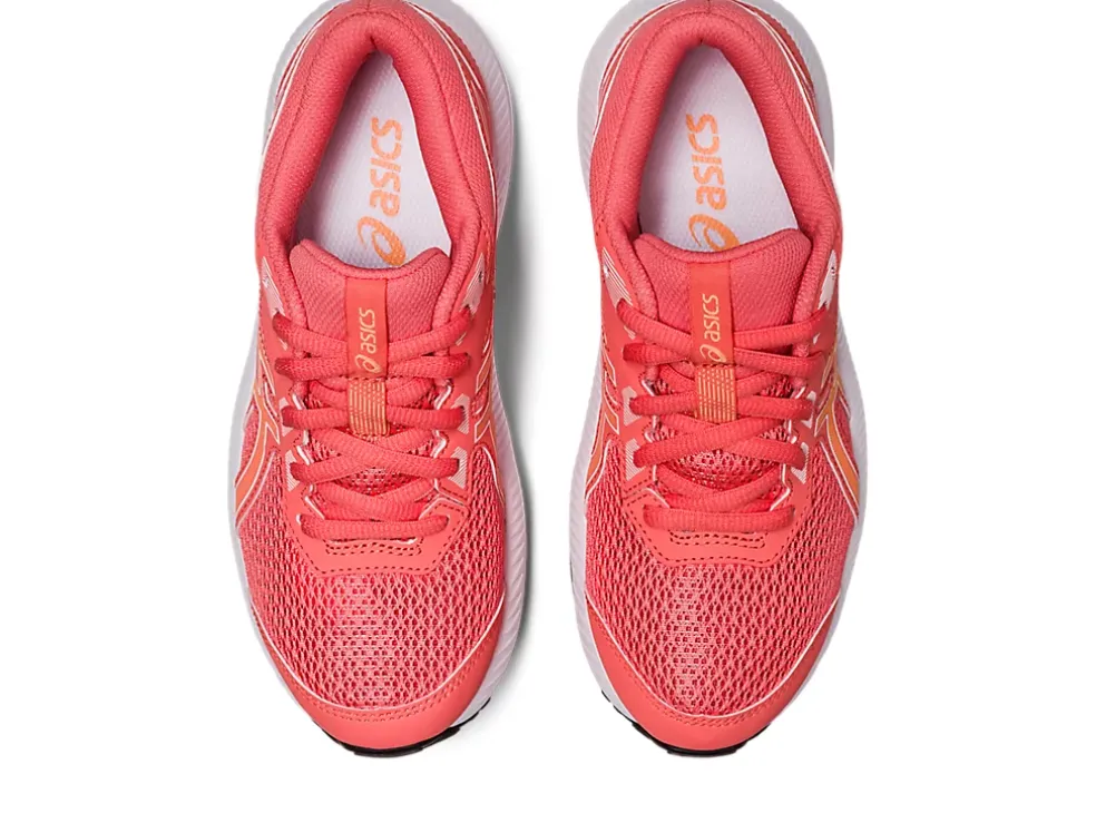 Cheap ASICS CONTEND 8 GRADE SCHOOL Papaya/Summer Dune
