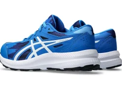 New ASICS CONTEND 8 GRADE SCHOOL Electric Blue/White