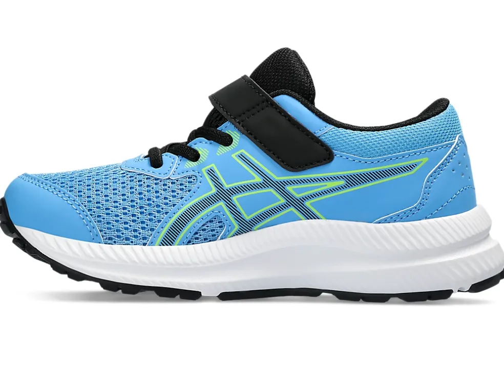 Store ASICS CONTEND 8 PRE-SCHOOL Waterscape/Black